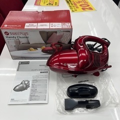 【超美品‼️】CCP SWEEPLUS ハンディクリーナー カーディナルレッド CT-AC64-RD の画像