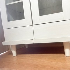 食器棚　オフホワイト　アイリスオーヤマの画像