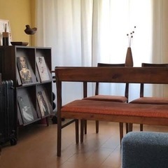 NOCEウォルナット天然木突板ダイニングセットの画像
