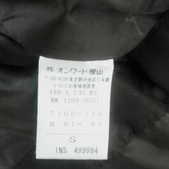 中古品　女の子120サイズ　ダークブラウンのアウターの画像