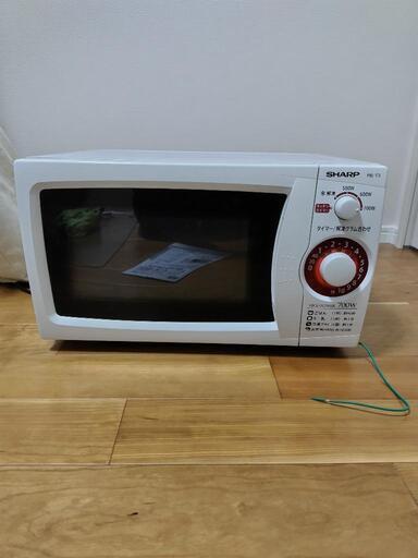 2019年製電子レンジ（SHARP）※説明書付