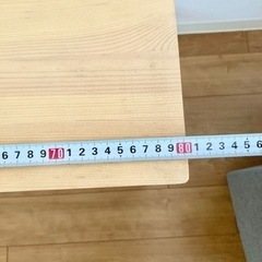 無印良品　パイン材　折りたたみテーブルの画像