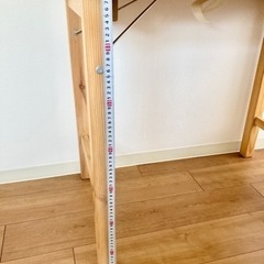 無印良品　パイン材　折りたたみテーブルの画像