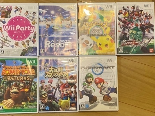 お値下げ⭐️Wii本体と大人気ソフト多数⭐️13本セット！！　コントローラー計4個セット！！