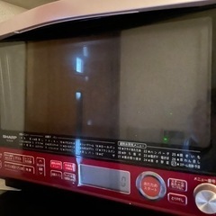 シャープ 過熱水蒸気オーブンレンジ 2段調理 31L レッド R...