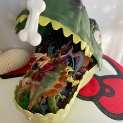 恐竜　収納　おもちゃ　フィギュアの画像