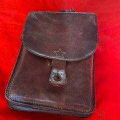 レトロ　アンティーク　大日本帝国陸軍　ウエストバックみたいな革カバン