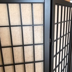 和風スクリーン　お話し中の画像
