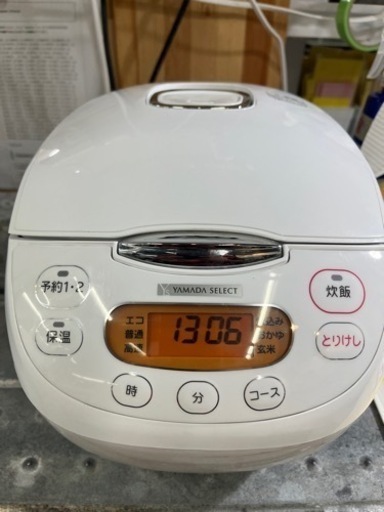 【ヤマダ】【炊飯器】クリーニング済/6ヶ月保証　管理番号10212
