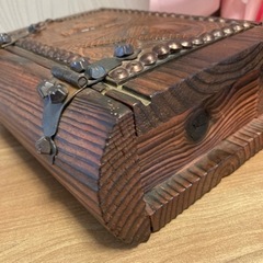 天然木　スペイン製　小物入れの画像