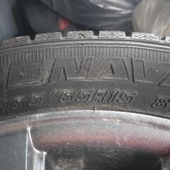 (取引終了)165/65R15 スタッドレスタイヤ ４本アルミホイール付き
