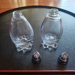 インペリアル　ソルト&ぺッパー　ディプレッションガラス　キャンドルウィック　アンティーク　ヴィンテージの画像