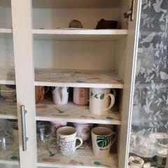 ★定価￥24800.- ニトリ スリムキャビネット 食器棚 組立解説書付き パントリーの画像