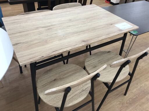 ★ジモティ割あり★  ダイニングセット4人用 ナチュラル H77×W110×D70 クリーニング済み KJ3787
