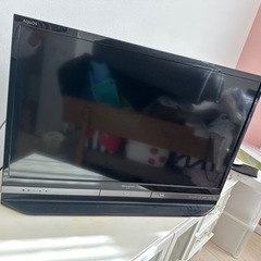 【訳あり】ブルーレイ内蔵型液晶テレビとブルーレイデッキセット