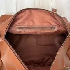 レザー　ボストンバックの画像