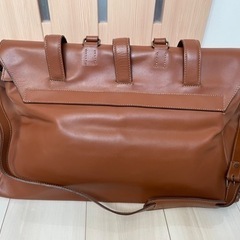 レザー　ボストンバックの画像