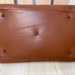 レザー　ボストンバックの画像