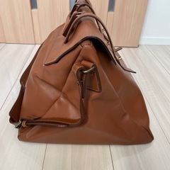 レザー　ボストンバックの画像