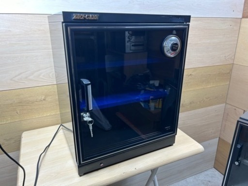 カメラ収納 防湿庫 ドライキャビ 電子式防湿保管ケース 鍵付 トーリハン DRY-CABI HD-60 保管庫 中古 現状品