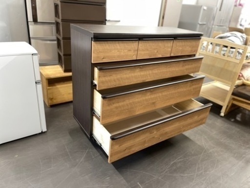 ?激安‼️美品✨タンス依頼チェスト4段幅120cm?N222