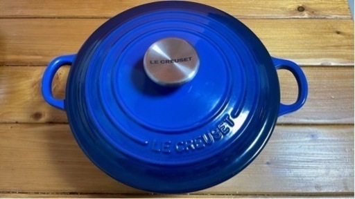 ル・クルーゼ　ココットロンド20センチ 専用スチーマー付き