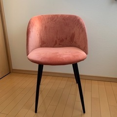決まりました！★最終値下げです★ベロア風ダイニングチェア【美品】