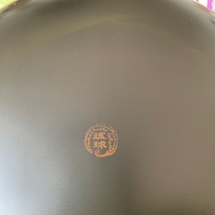 琉球漆器　7寸　盆の画像