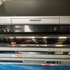[ジャンク品]DVDレコーダーほか