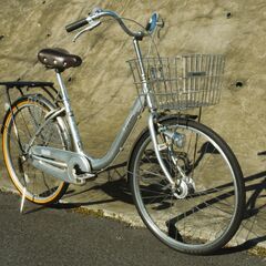 【商談成立】完全整備済み中古自転車　24インチ軽快車　変速機無し...