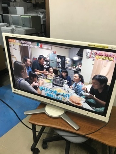 取引場所　南観音　I 2312-043 SHARP 37インチ液晶テレビ　2008年製　LC-37DS5 リモコンなし　視聴動作確認済み