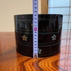 丸型三段重箱　美品　お正月・お花見に是非！の画像