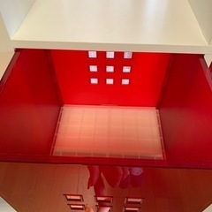 【お譲り先決まりました】IKEA 収納棚　キューブ型4段の画像