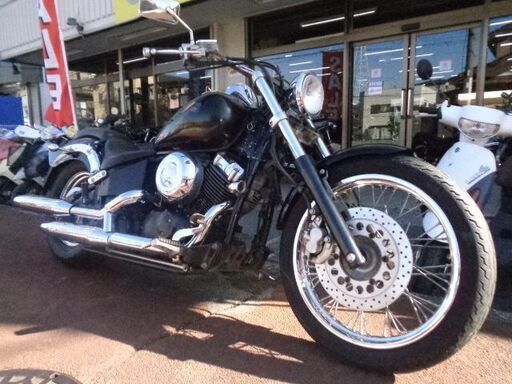 NO.4840 ドラッグスター４００ (DRAGSTAR)　空冷４サイクルＶツインエンジン　ブラック　☆彡