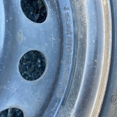 TOYOTA ラクティス　鉄チン　ホイールの画像