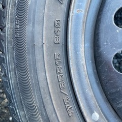 TOYOTA ラクティス　鉄チン　ホイールの画像