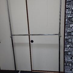 頑丈な２段ハンガーラック（全体耐重荷120kg）の画像