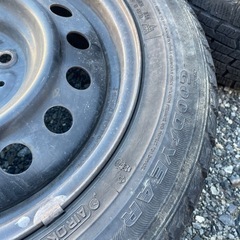 TOYOTA ラクティス　鉄チン　ホイールの画像