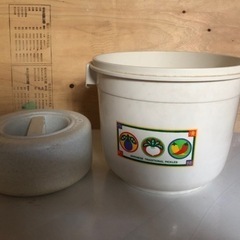 漬け物樽、漬け物おもり差し上げます