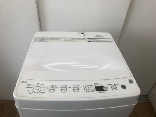 K106★Haier製★2021年製4.5㌔洗濯機★6ヵ月間保証付き★近隣配送・設置可能