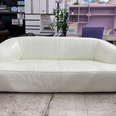 愛品館 江戸川店 ソファ】 IDC OTSUKA（IDC大塚）総本革3Pソファ