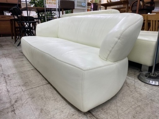【愛品館 江戸川店 ソファ】 IDC OTSUKA（IDC大塚）総本革3Pソファ ドミシール ID:156-019438-007