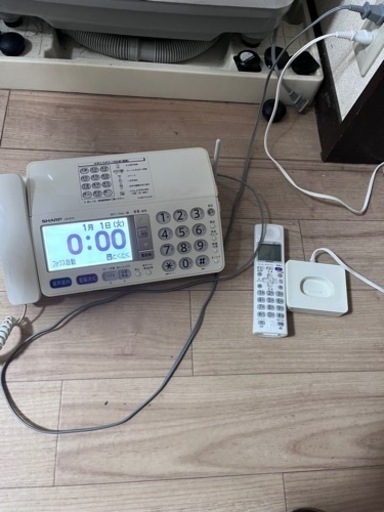 シャープ電話ファクス機
