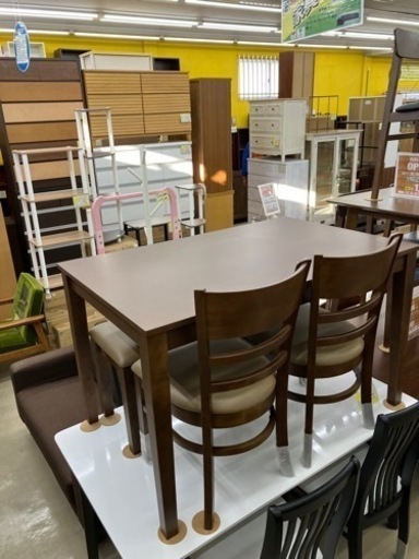 大川家具?アウトレッド品?4点ダイニングセット　43