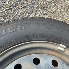 軽自動車　スタッドレスタイヤ　ライフ等　155/65R13の画像