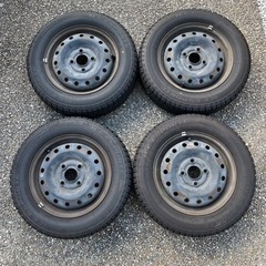 軽自動車　スタッドレスタイヤ　ライフ等　155/65R13