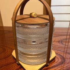 【お渡し予定の方が決まりました】ガラス製3段重箱　《未使用》パー...