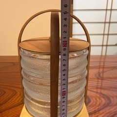 【お渡し予定の方が決まりました】ガラス製3段重箱　《未使用》パーティにも！の画像