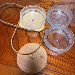 【お渡し予定の方が決まりました】ガラス製3段重箱　《未使用》パーティにも！の画像