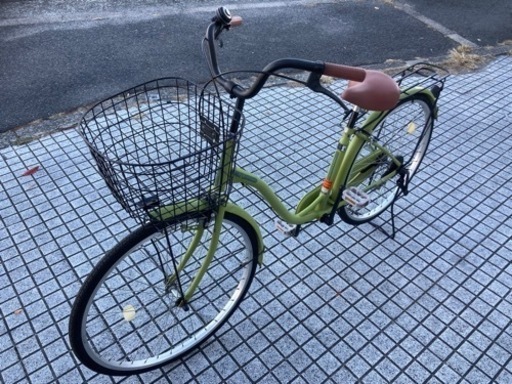 【26インチ自転車】美品❗️使用少ない❗️変速なし　鍵新品❗️スペアキーあり　若林自転車　浜大津店　SALE中❗️